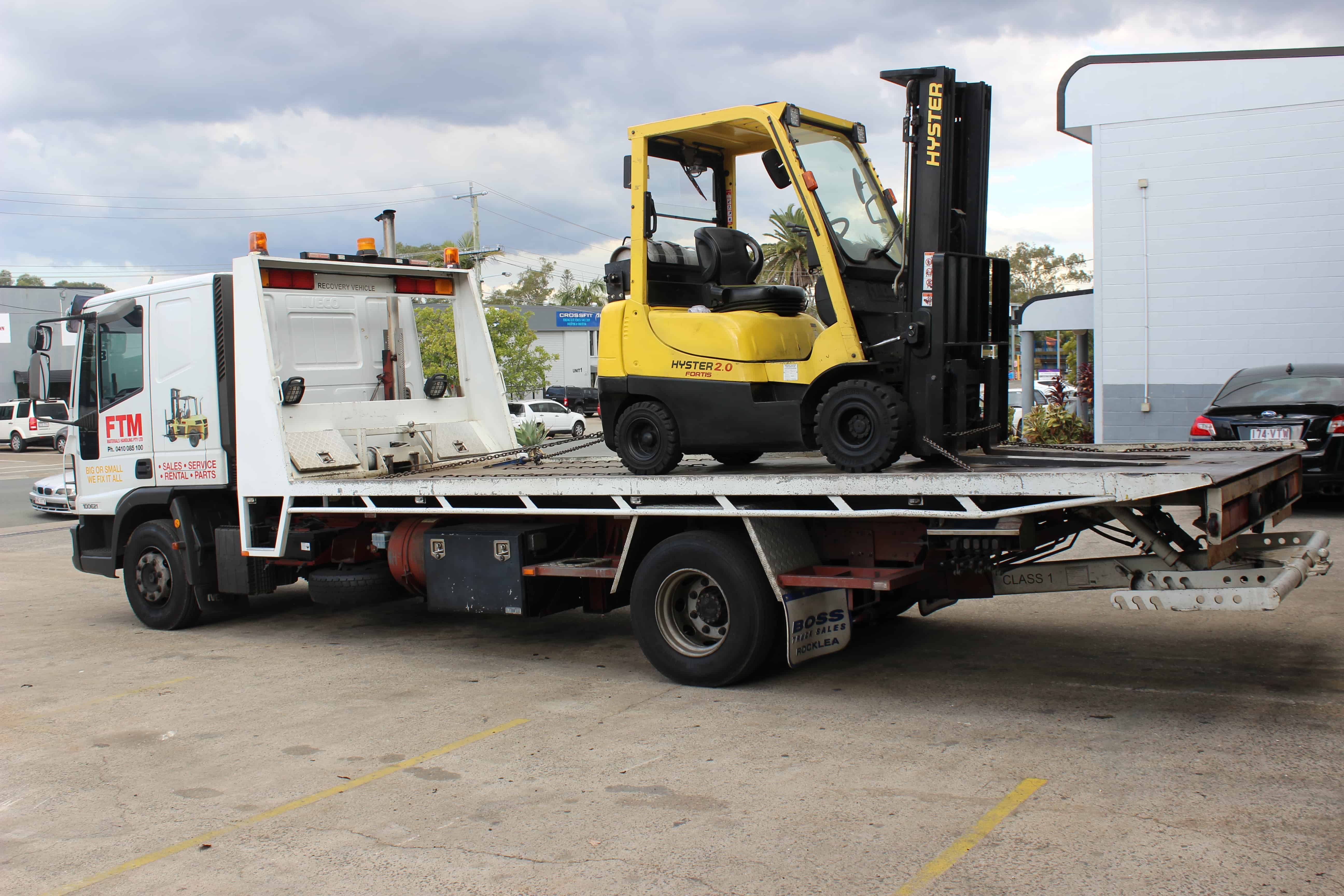 Tracking The Transport of Forklifts